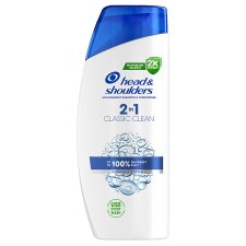 Head & Shoulders Classic Clean 2az1-ben korpásodás elleni sampon 625ml. Friss tiszta Illat