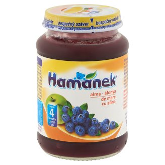 Hamánek alma-áfonya bébidesszert 4 hónapos kortól 190 g