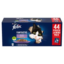 Purina Felix Fantastic Home Selection Wet Cat Food 44 x 85 g (3,74 kg)