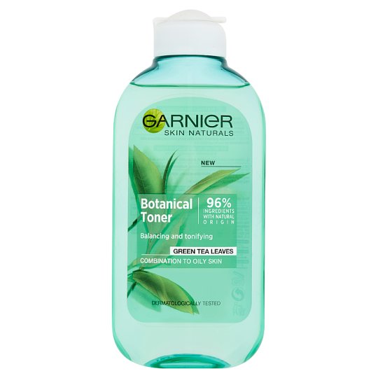 Garnier Skin Naturals Botanical arctisztító tonik kombinált & zsíros bőrre zöldtea kivonattal 200 ml