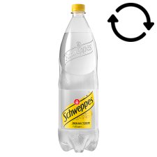 Schweppes Indian Tonic Carbonated Soft Drink with Sugar and Sweeteners 1,5 l