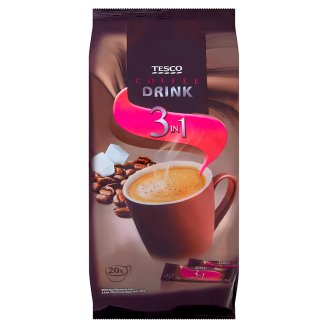 Tesco 3in1 insant kávés italpor 20 db 360 g