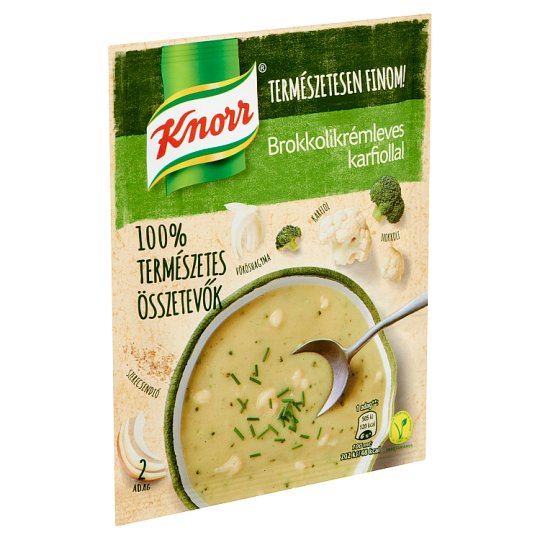 Knorr Broccoli Cream Soup with Cauliflower 52 g - Tesco Online, Tesco ...