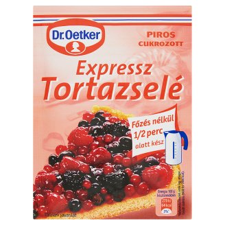 Dr. Oetker Expressz Tortazselé piros 50 g