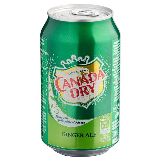 Canada Dry LowEnergy Ginger Flavoured Carbonated Drink 330 ml Tesco
