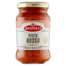 Bertolli Pesto Rosso bazsalikommal ízesített paradicsomos tésztaszósz 185 g