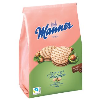Manner kakaós-mogyorókrémmel töltött ostya 400 g