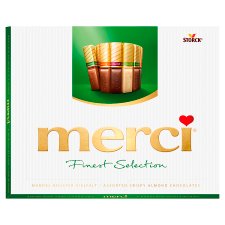 Merci Finest Selection 4 Chocolate Speciality with Almonds 250 g