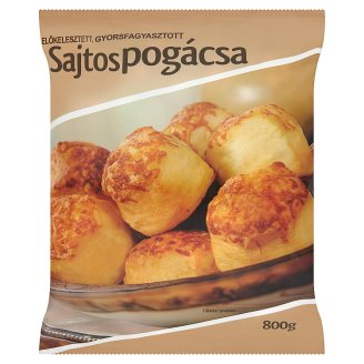 Előkelesztett, gyorsfagyasztott sajtos pogácsa 800 g