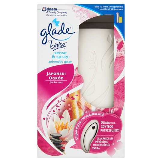 Glade by Brise Sense & Spray Japán Kert automata légfrissítő készülék mozgásérzékelővel 18 ml