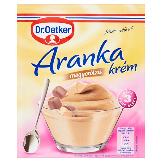 Dr. Oetker Aranka Krém mogyoróízű krémpor 64 g