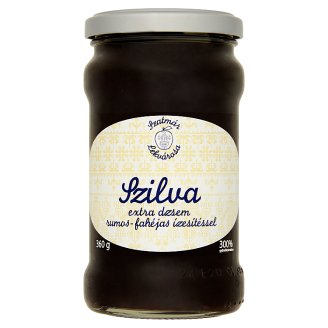 Szatmár Lekvárosa szilva extra dzsem rumos-fahéjas ízesítéssel 360 g