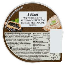 Tesco Pepper Flavored Spread with Liver 100 g