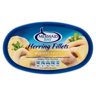 Mermaid Bay heringfilé mustáros szószban cukorral és édesítőszerrel 300 g