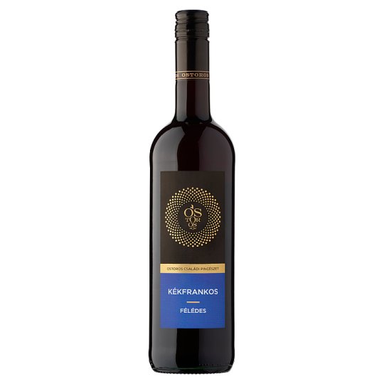 Ostorosbor Felső-Magyarországi Kékfrankos félédes vörösbor 13% 750 ml