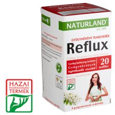 Naturland Herbal Reflux gyógynövény teakeverék 5 féle gyógynövényből 20 filter 28 g