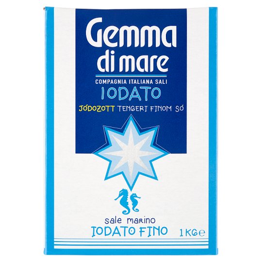 Gemma Di Mare jódozott tengeri finom só 1000 g
