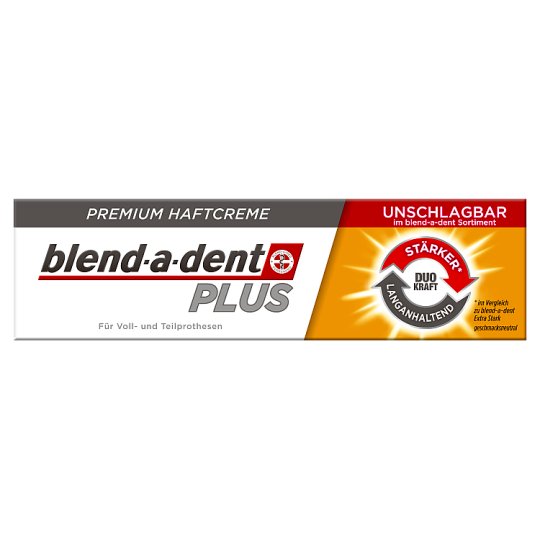 Blend-A-Dent Plus Dual Power Premium Műfogsorragasztó, 40 g
