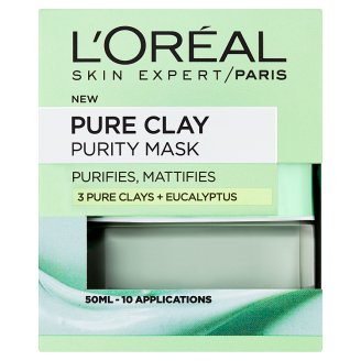 L'Oréal Paris Skin Expert Pure Clay tisztító maszk 50 ml