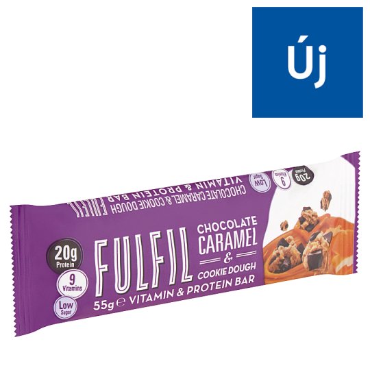 Fulfil csokoládé és karamell vitamin- és proteinszelet 55 g