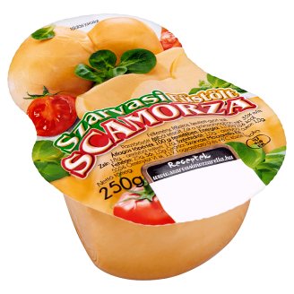 Szarvasi füstölt Scamorza félkemény, félzsíros sajt 250 g