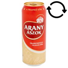 Arany Ászok tradicionális világos sör 4,3% 0,5 l