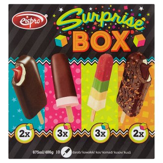 Eispro Surprise Box jégkrém mix 10 db 675 ml