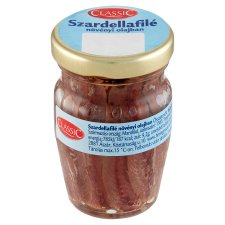 Classic Anchovy Fillets in Vegetable Oil 80 g