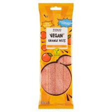 Tesco Vegan Orange Belts Orange Flavored Sweets 150 g