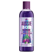 Aussie SOS Blonde vegán, hidratáló lila sampon, 290 ml