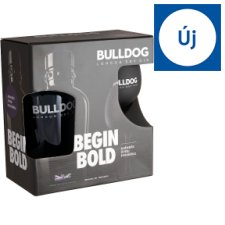 Bulldog Begin Bold London Dry Gin száraz gin 40% 0,7 l + üveg ajándék pohárral