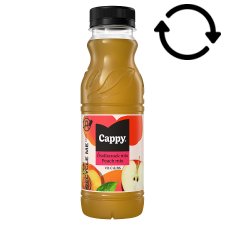 Cappy Peach Mix Fruit Drink with Peach Puree and Apple Juice from Concentrate 330 ml