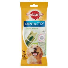 Pedigree DentaStix kiegészítő állateledel 25 kg feletti, 4 hónapnál idősebb kutyáknak 7 db 270 g