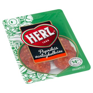 HERZ Szeletelt paprikás vastagkolbász 70 g