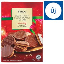 Tesco Biscuits with Cocoa-Peanut Cream 180 g