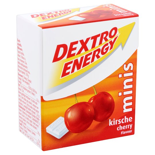 Dextro Energy energetizáló cseresznye ízű szőlőcukor tabletta 50 g