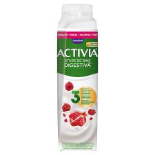 Danone Activia zsírszegény, élőflórás, málna-gránátalmaízű joghurtital 320 g