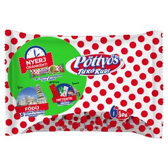 Pöttyös Túró Rudi natúr túródesszert 6 x 30 g