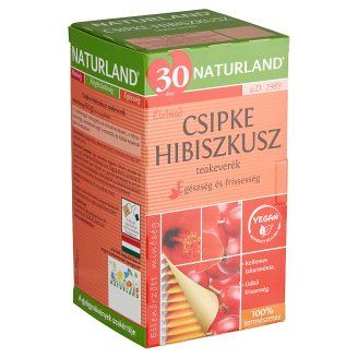 Naturland Életmód csipke-hibiszkusz teakeverék 20 filter 60 g