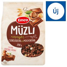 Emco ropogós müzli csokoládéval és mogyoróval 250 g