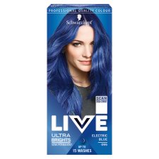 Schwarzkopf Live hajszínező 095 Vibráló kék