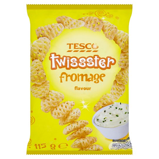 Tesco Twissster krémsajt ízű chips 115 g