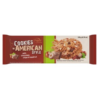 Cookies in American Style ropogós keksz mogyoróval és csokoládéval 135 g