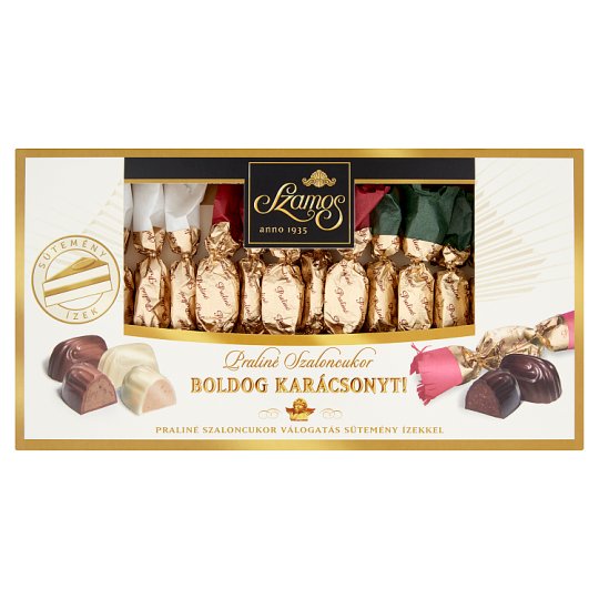 Szamos praliné szaloncukor válogatás sütemény ízekkel 116 g