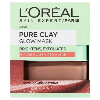 L'Oréal Paris Skin Expert Pure Clay bőrfelszín-finomító maszk 50 ml