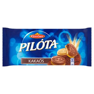 Győri Pilóta kakaós krémmel töltött omlós keksz 320 g