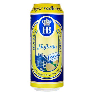 HB Hofbräu München Zitrone 2% 0,5 l