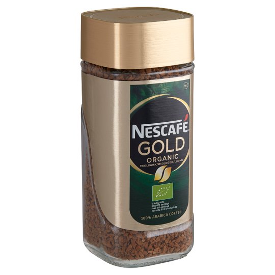 Nescafé Gold Organic ökológiai gazdálkodásból származó azonnal oldódó kávé 100 g