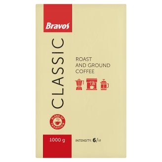 Bravos Classic őrölt pörkölt kávé 1000 g