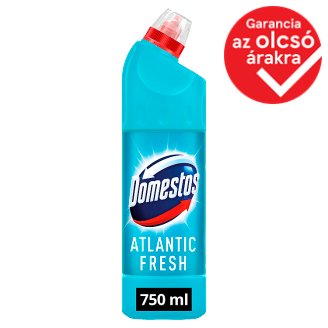 Domestos Extended Power Atlantic Fresh sűrű, fertőtlenítő hatású tisztítószer 750 ml